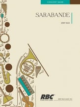 Sarabande Concert Band sheet music cover